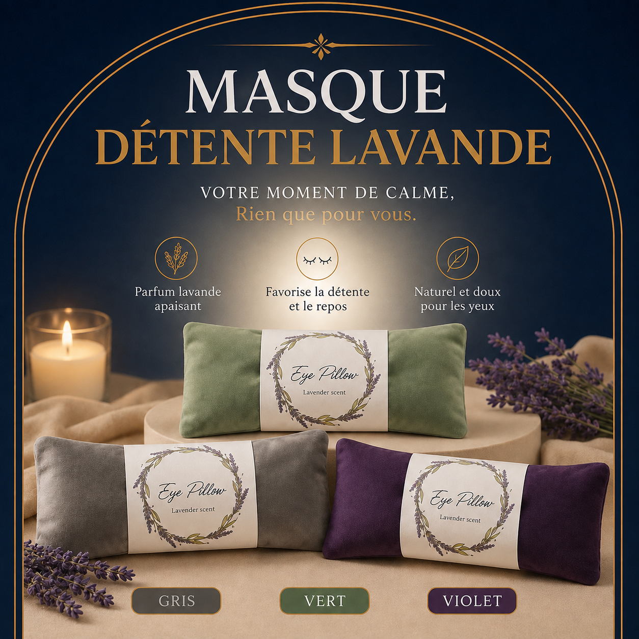 Masque détente lavande