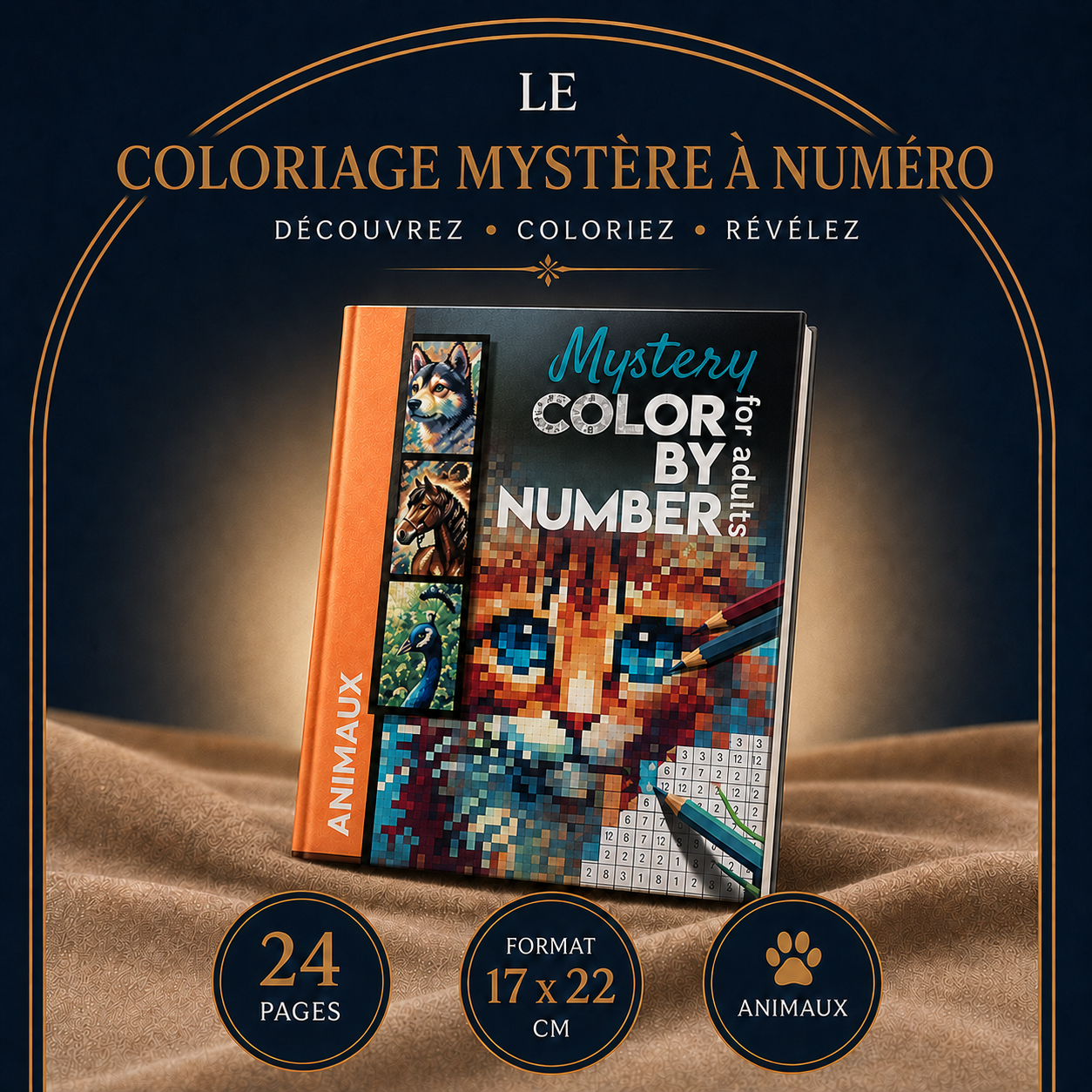 Coloriage Mystère à numéro "Animaux"