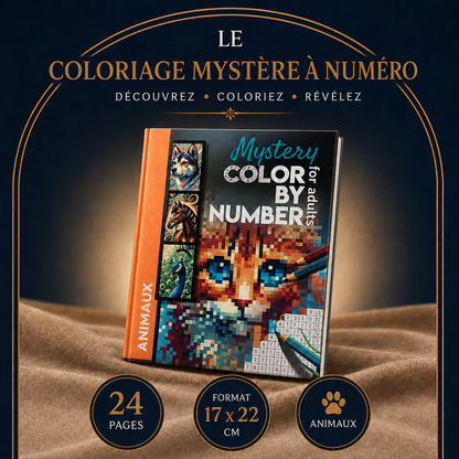 Coloriage Mystère à numéro "Animaux"