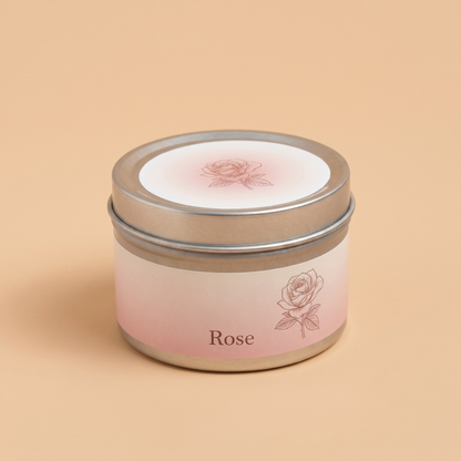 Bougie parfumée - Rose